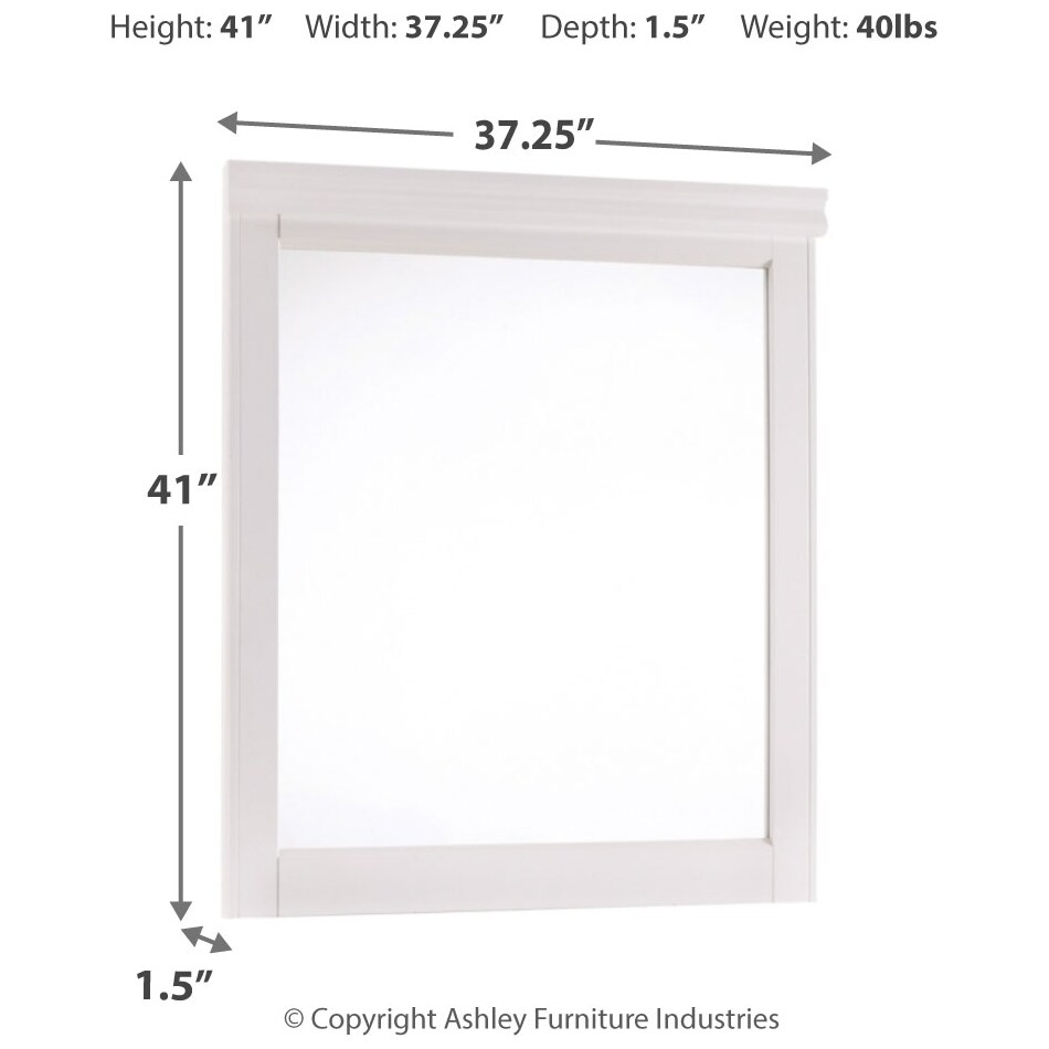 anarasia white mirror   