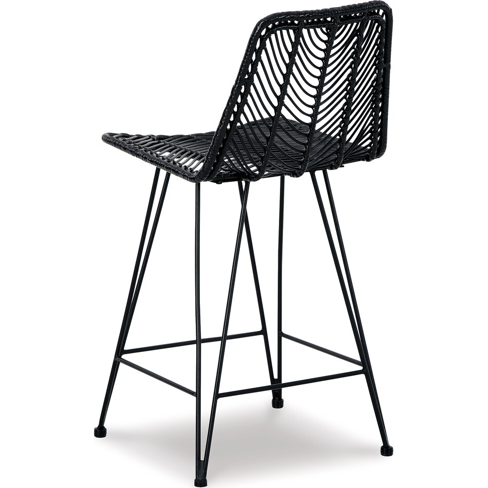 angentree black counter chair   