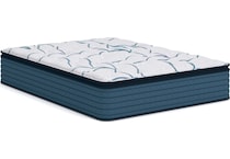 anniversary  plush pt white mattress queen   