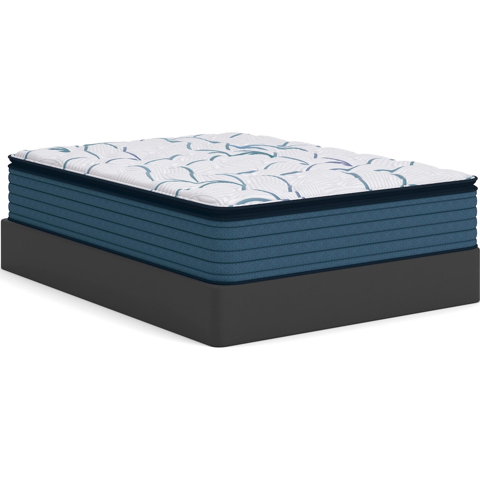 anniversary  plush pt white mattress queen   