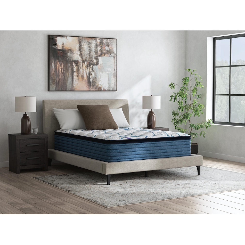 anniversary  plush pt white mattress queen   