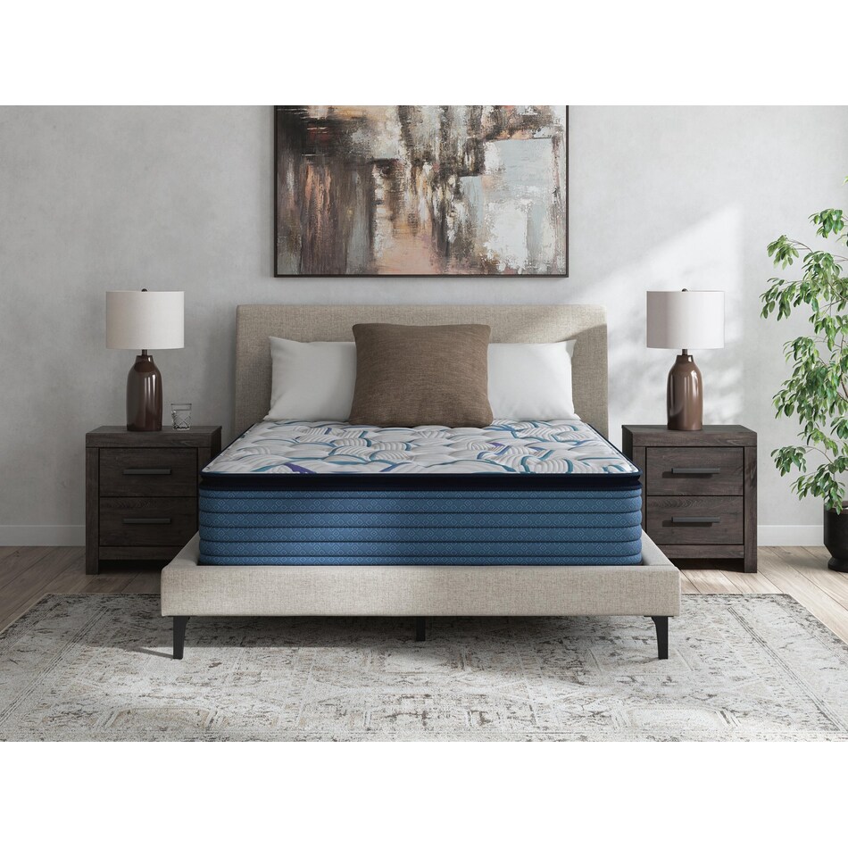 anniversary  plush pt white mattress twin   