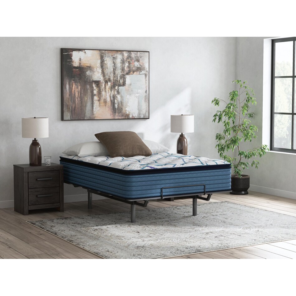 anniversary  plush pt white mattress twin   