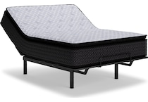 anniversary edition pillowtop white mattress king   