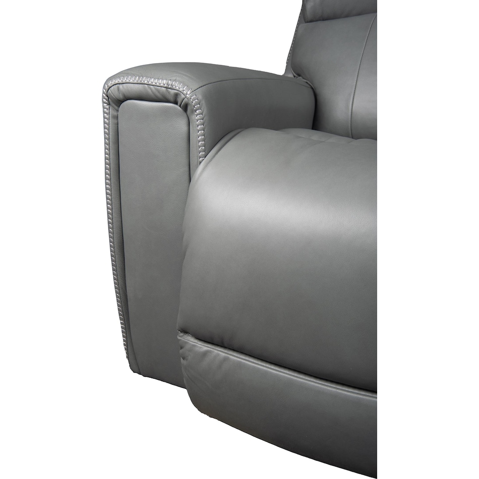 apollo power leather reclining console loveseat   