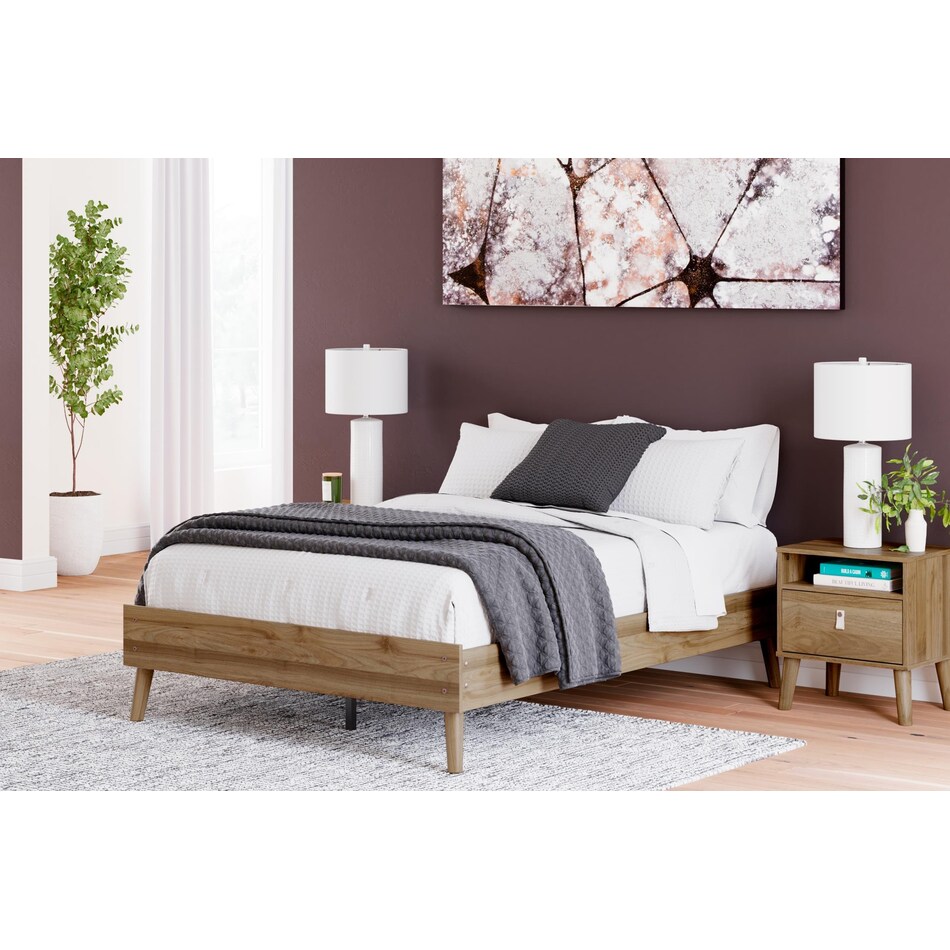 aprilyn honey full headboard   