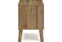aprilyn honey nightstand   