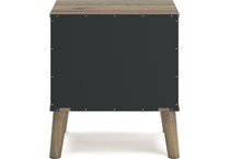 aprilyn honey nightstand   