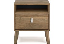 aprilyn honey nightstand   