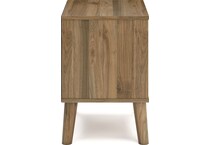 aprilyn honey nightstand   
