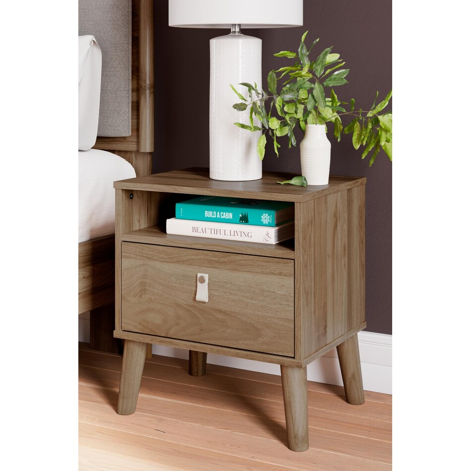 aprilyn honey nightstand   