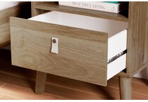 aprilyn honey nightstand   