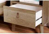 aprilyn honey nightstand   