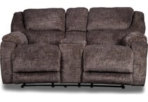 aramis brown power reclining loveseat   