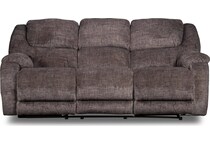 aramis brown reclining sofa   