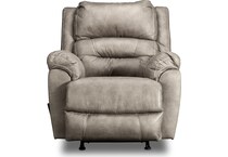 archie   greige rocker recliner   