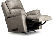 archie   greige rocker recliner   