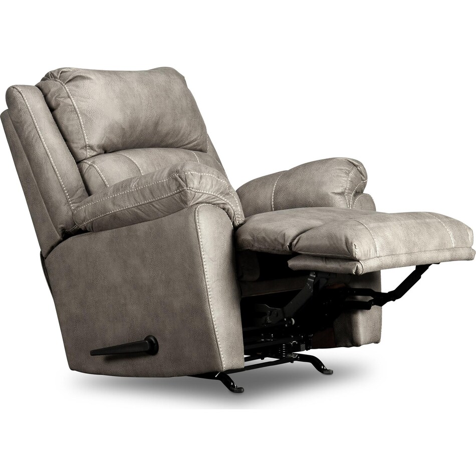 archie   greige rocker recliner   
