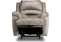 archie   greige rocker recliner   