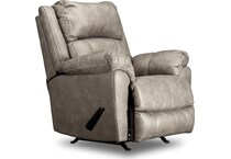 archie   greige rocker recliner   