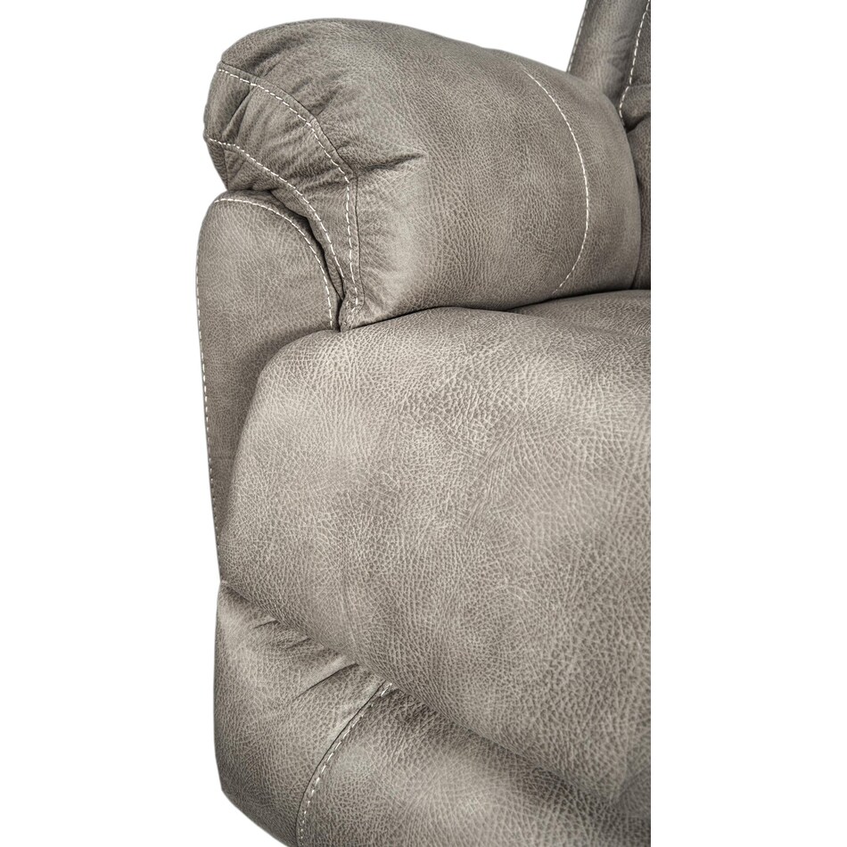 archie   greige rocker recliner   