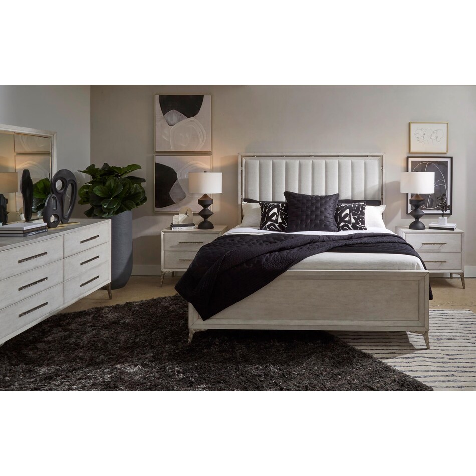 arendal pearl white mirror   