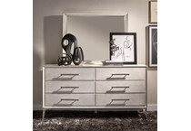 arendal pearl white mirror   