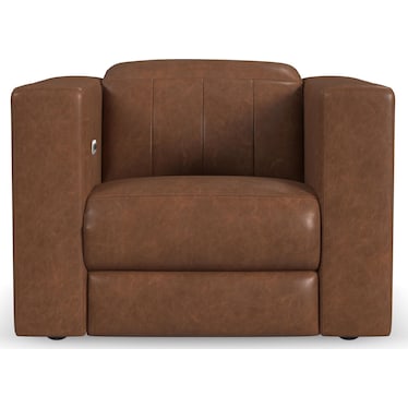 ARLEN LEATHER DUAL POWER RECLINER BY FLEXSTEEL