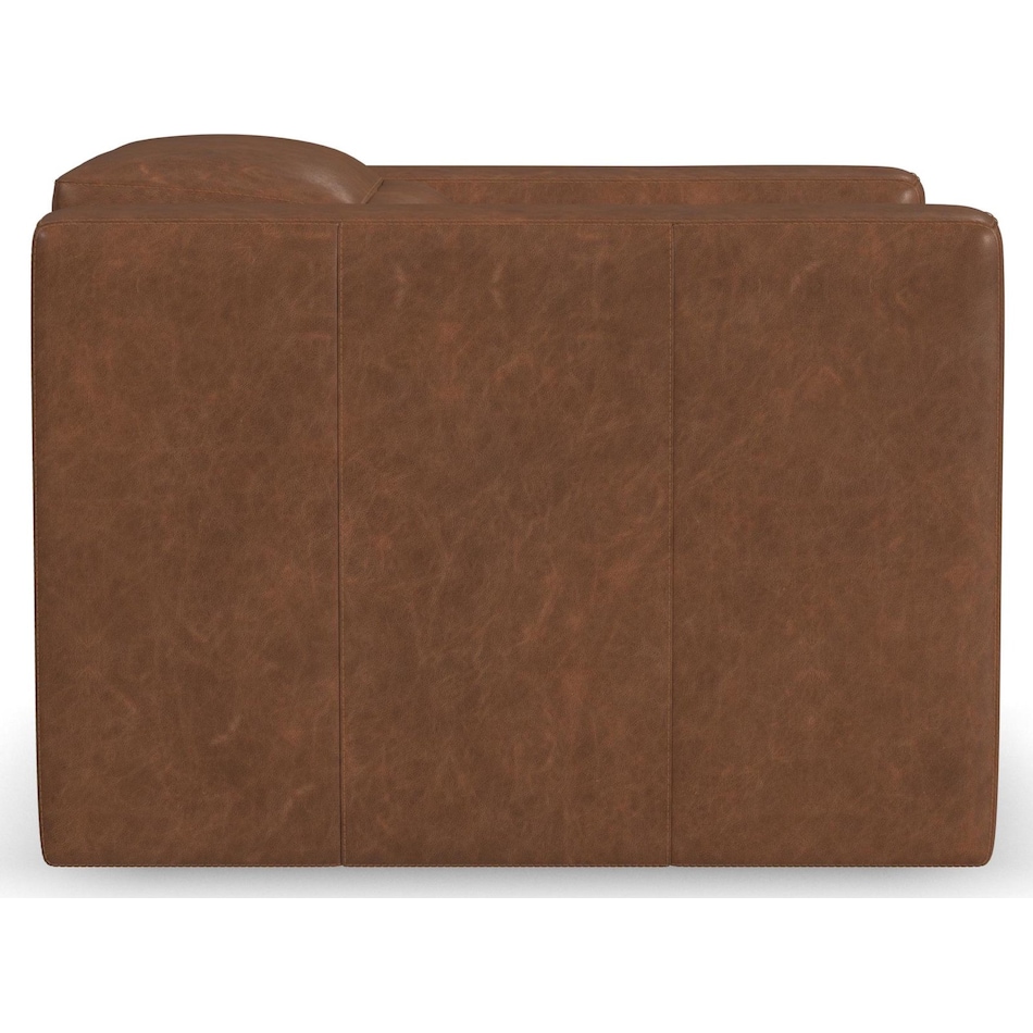 arlen brown power leather recliner   