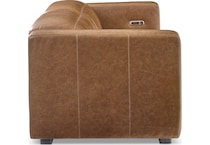 arlen brown power leather reclining sofa   