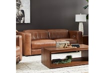 arlen brown power leather reclining sofa   