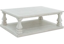 arlendyne antique white cocktail table   