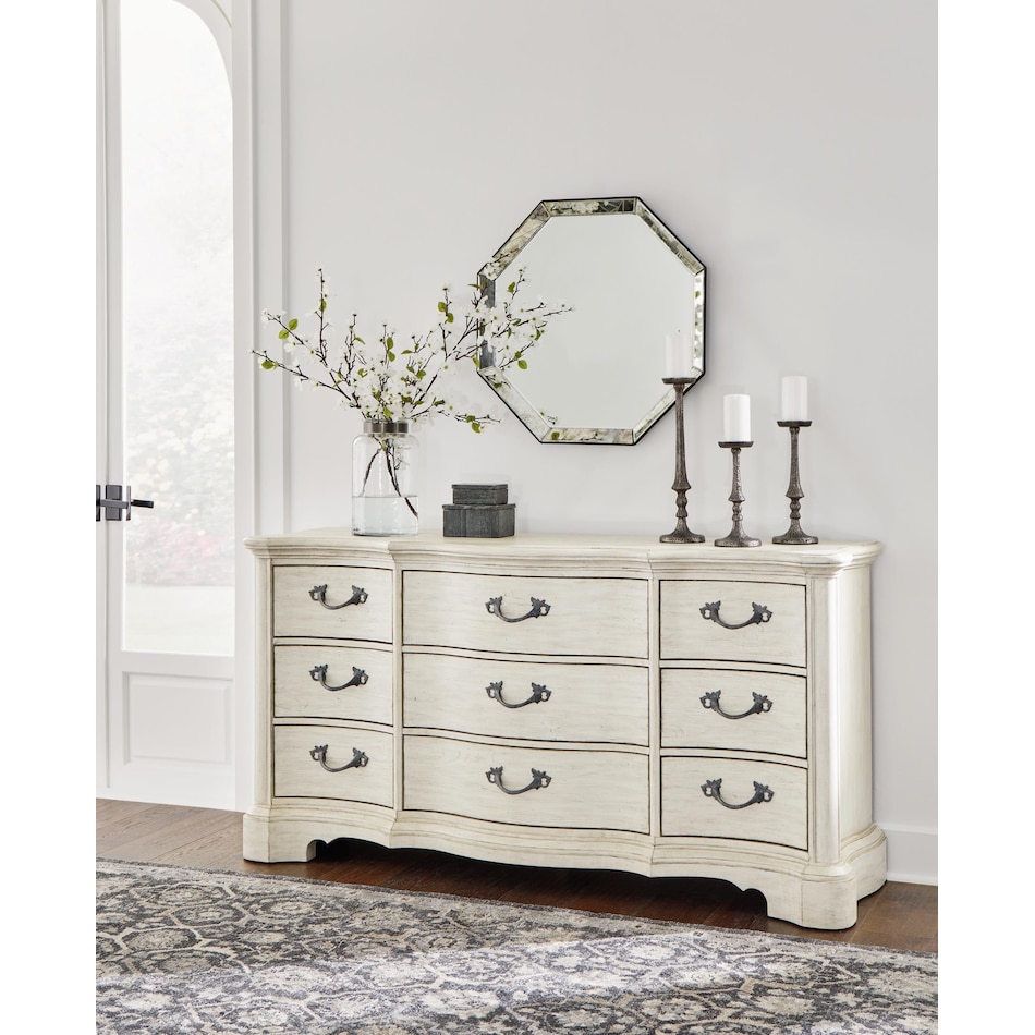 arlendyne antique white dresser   