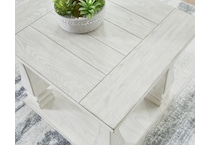 arlendyne antique white end table   