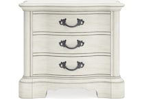 arlendyne antique white nightstand   