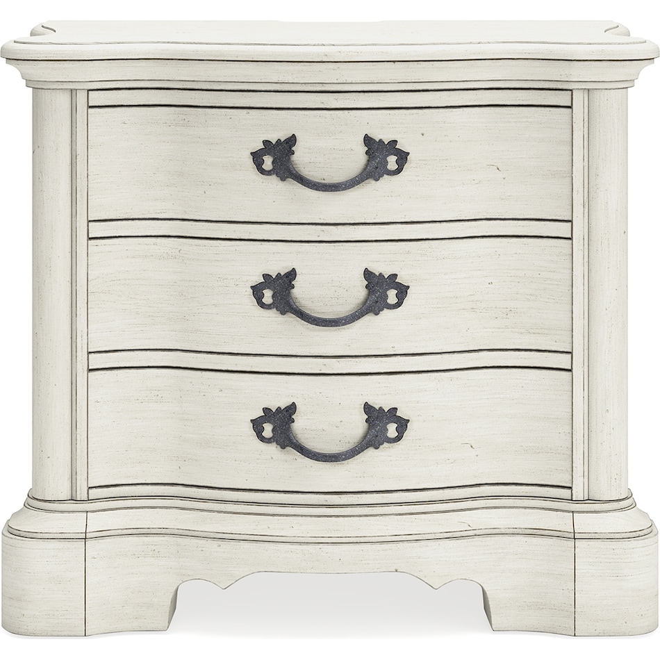 arlendyne antique white nightstand   