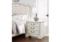 arlendyne antique white nightstand   