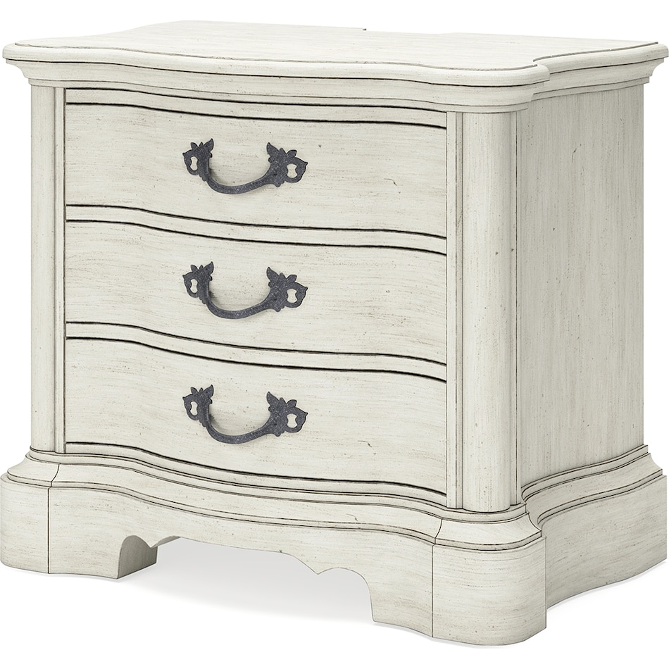 arlendyne antique white nightstand   