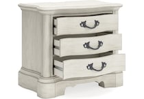 arlendyne antique white nightstand   