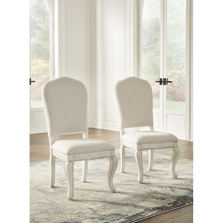 arlendyne antique white side chair   