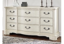 arlendyne white dresser   