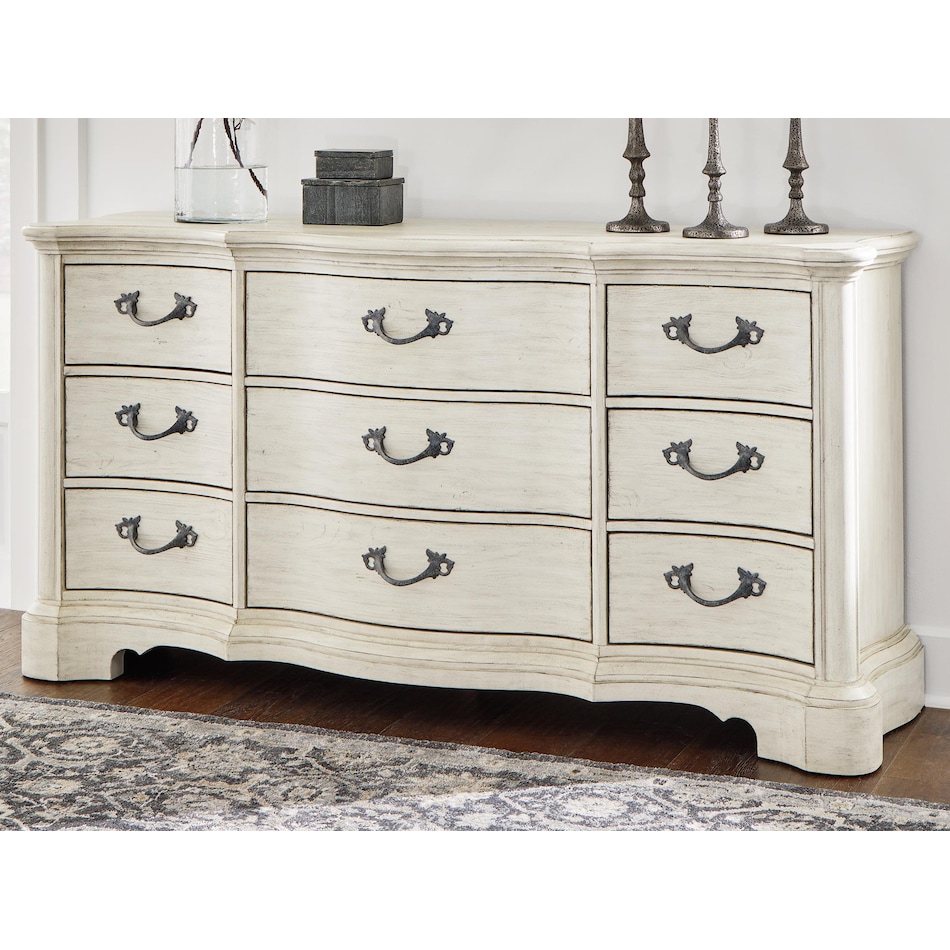 arlendyne white dresser   