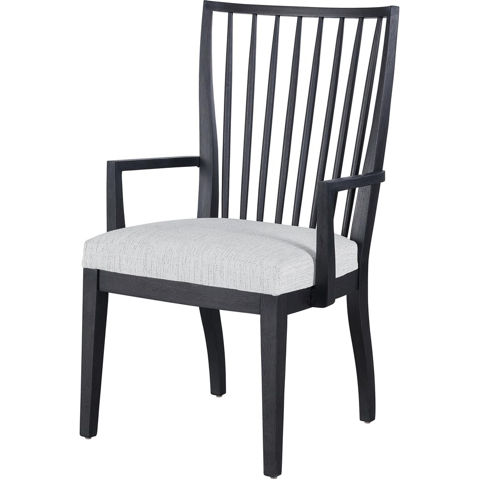 arlington charcoal arm chair   