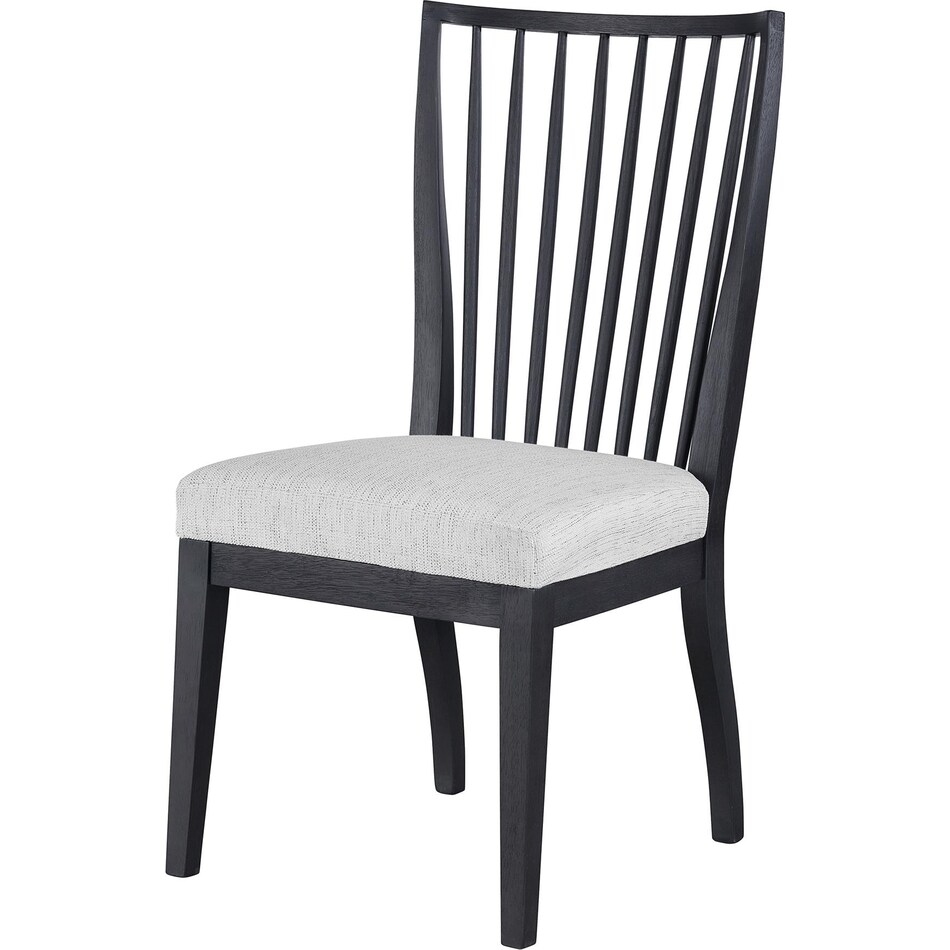 arlington charcoal side chair   
