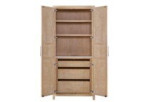 arlington chattered natural oak cupboard pantry   