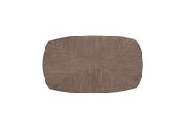 arrow sandstone and satin nickle cocktail table   