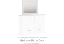 ashbryn white mirror   