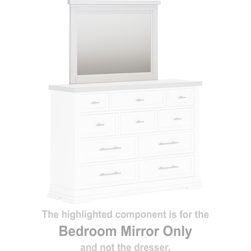 ashbryn white mirror   