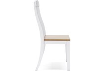 ashbryn white natural bench   