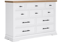 ashbryn white natural dresser   